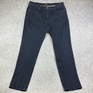 Tommy Bahama Jeans Mens 42 Long Blue Dark Wash Classic Preppy Stretch Denim*